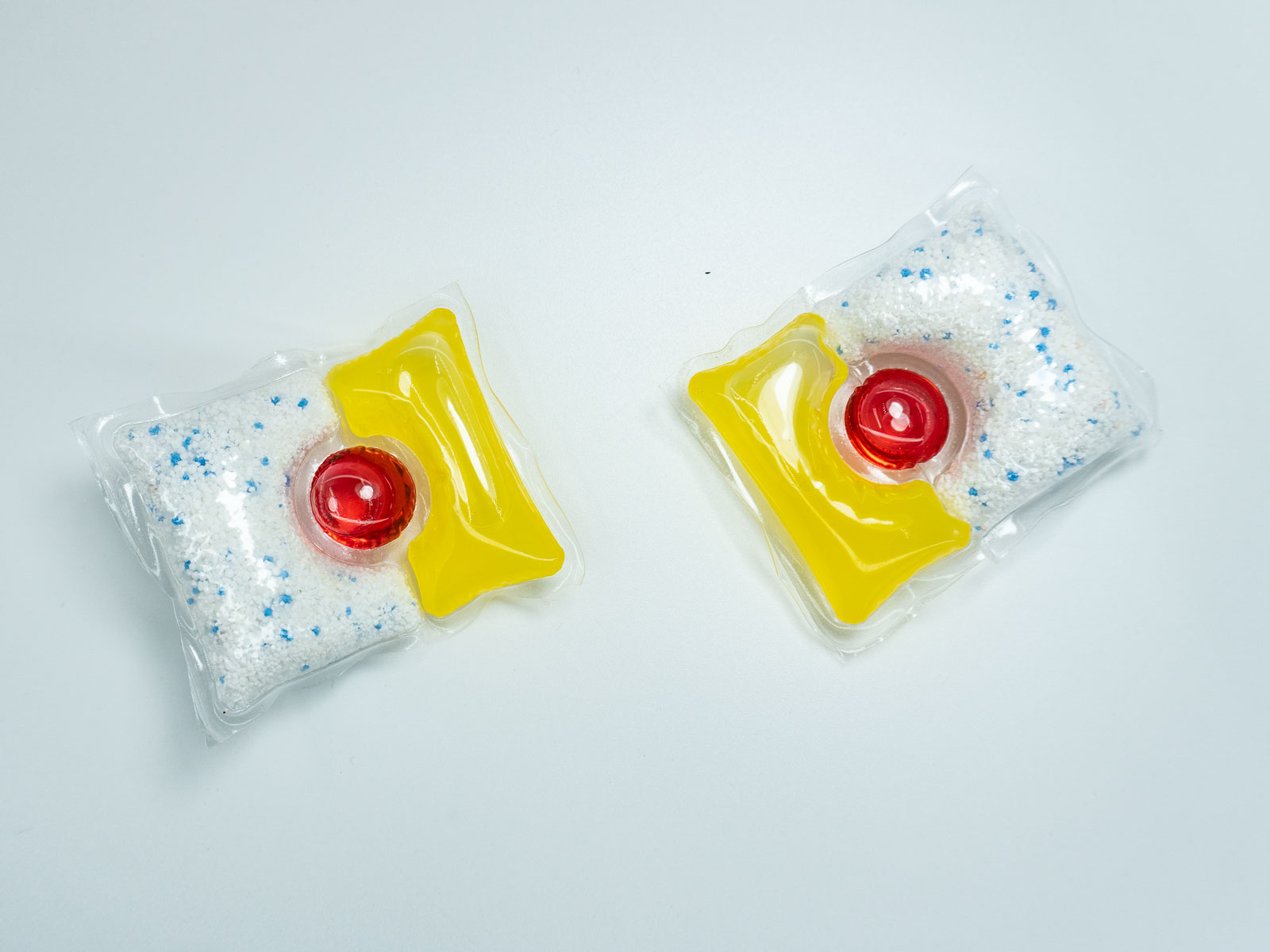 Laundry capsule 3 in 1 three compartments